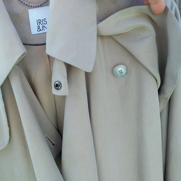 Iris & Ink Adelisa trench coat 8 - Picture 9 of 11
